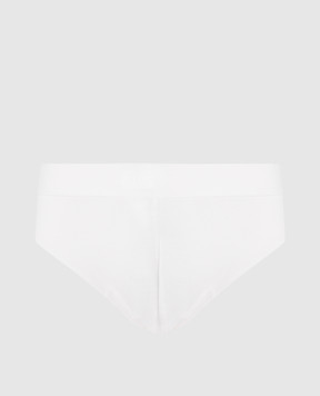 Zimmerli Pureness White Logo Briefs 7001342