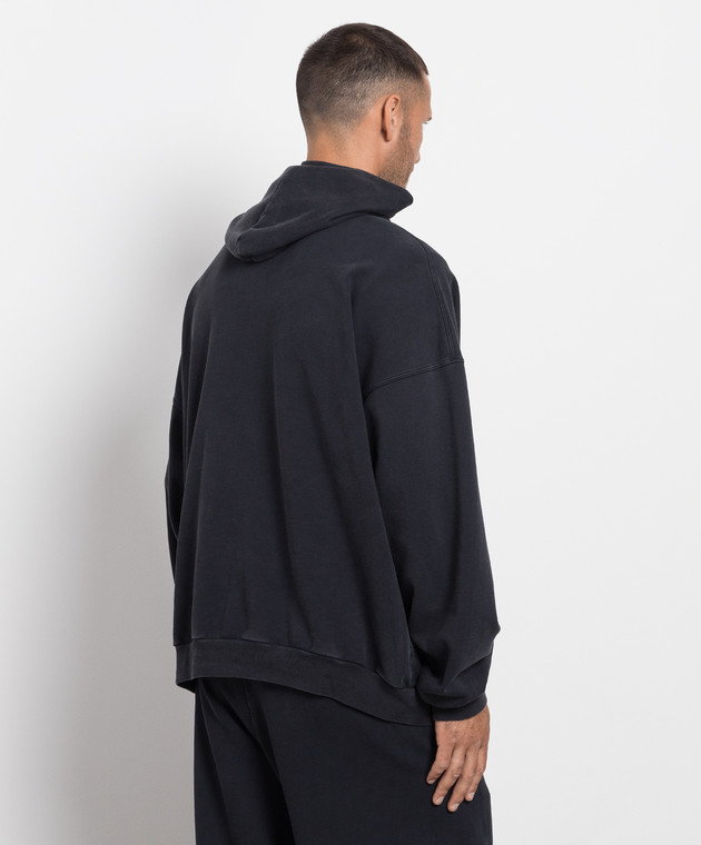Balenciaga - Black hoodie with logo 739024TOVV2 - shop with
