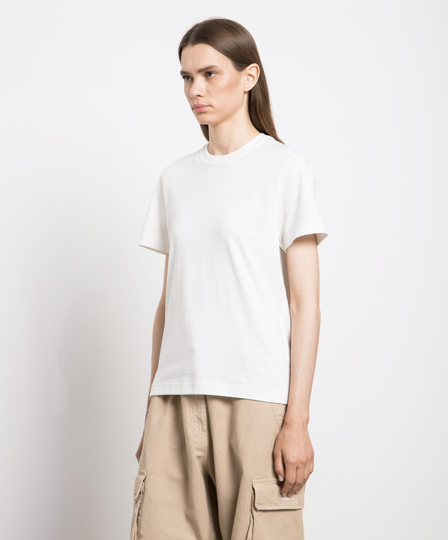 BOTTEGA VENETA クルネックTシャツ 649060VF1U0 1000 Bottega Veneta - White T-shirt 649060VF1U0 - shop with