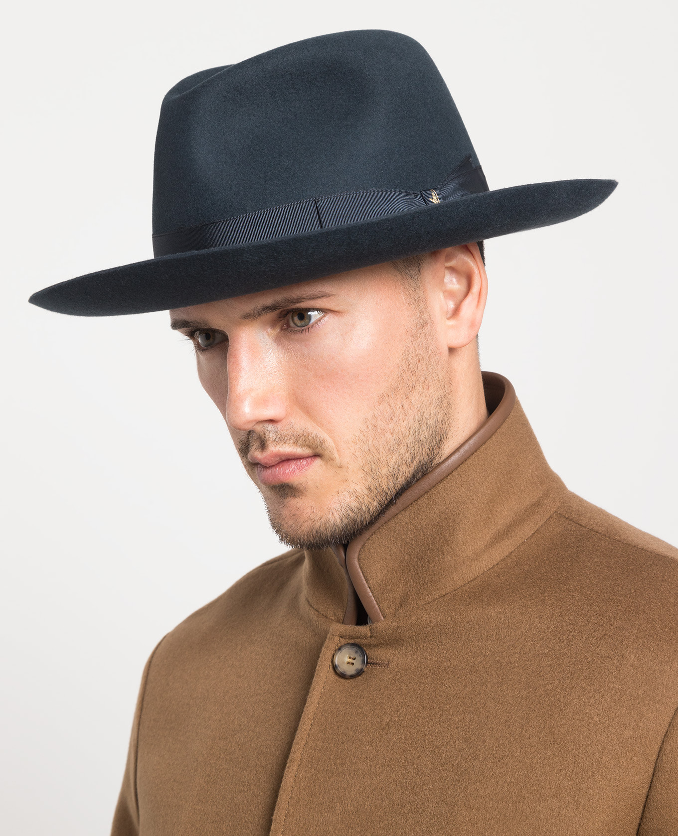 

Amedeo's blue hat Borsalino