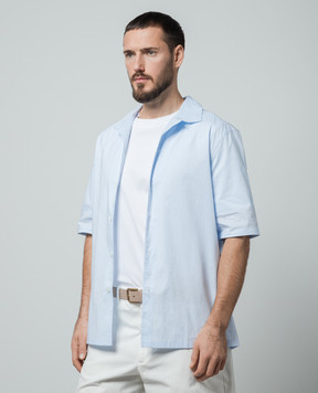 Brunello Cucinelli Blue straight cut shirt MM6340615