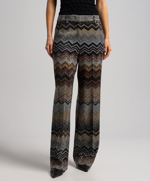 Org. MISSONI Woll-Hose in grau Gr.34 outlets