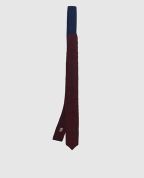 Stefano Ricci Children's burgundy silk tie YCRMTSR916