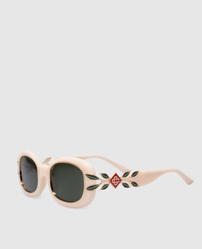 Casablanca Beige sunglasses with SS logo EW02704