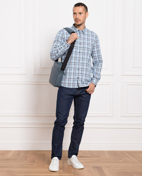 Peserico Blue checked shirt R56036L102513