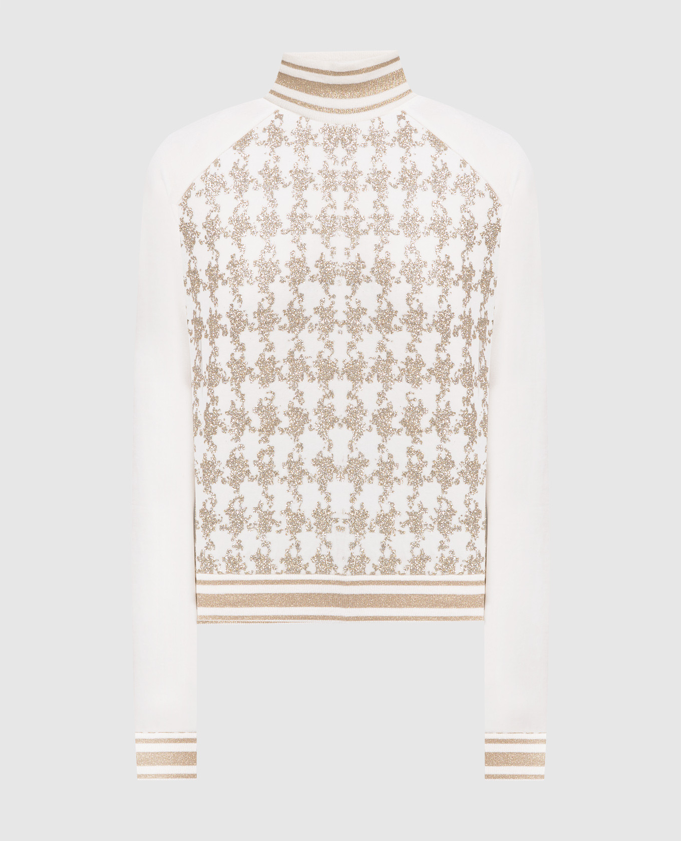 

White jumper with glitter Balmain