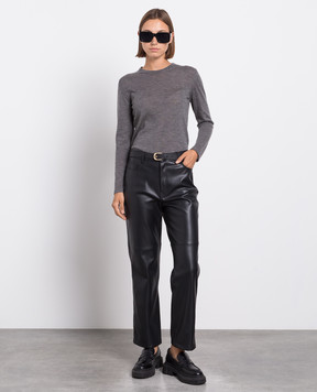 Babe Pay Pls Gray cashmere longsleeve MD869L1318430R
