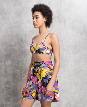 Palm Angels Miami Mix swimsuit bodice PWFH001S23FAB002