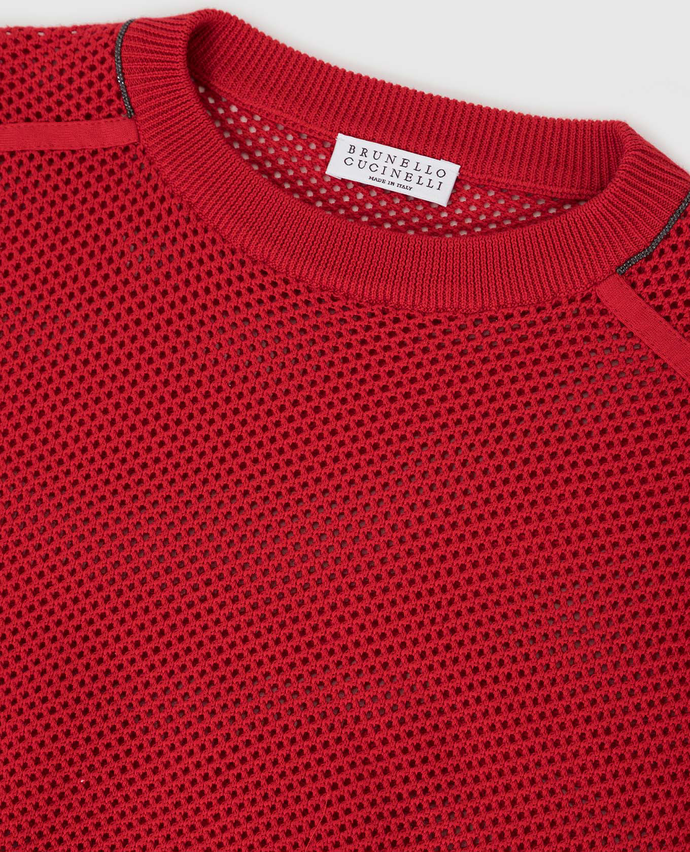 

Children's red sweater in a pattern Brunello Cucinelli