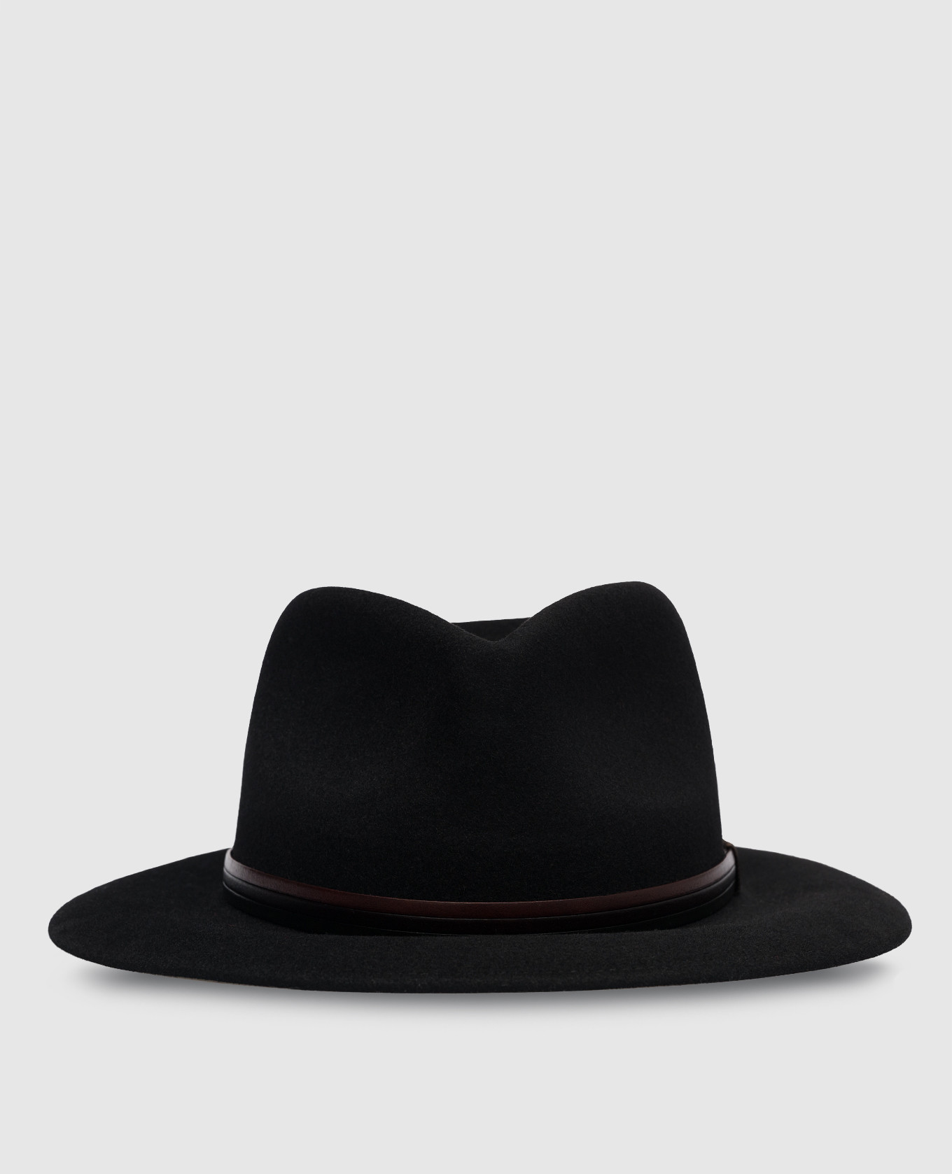 Black country hat borsalino