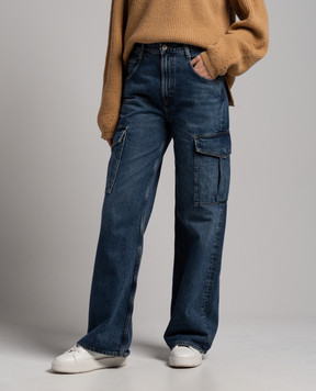 AGOLDE Minka blue cargo jeans A9117B1463