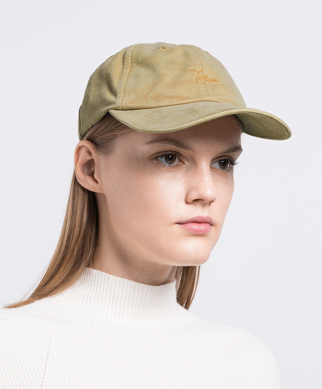 Toteme - Khaki cap with logo 232897860 - shop with Sweden  display picture 1