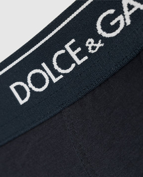 Dolce&Gabbana Set of blue briefs with logo M9C07JONN95