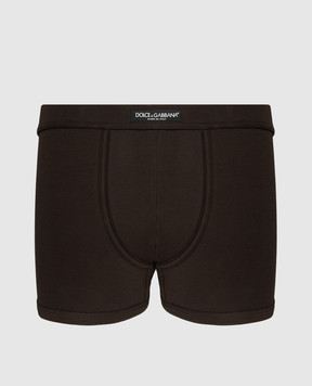 Dolce&Gabbana Brown logo briefs M4F01JFUEB0