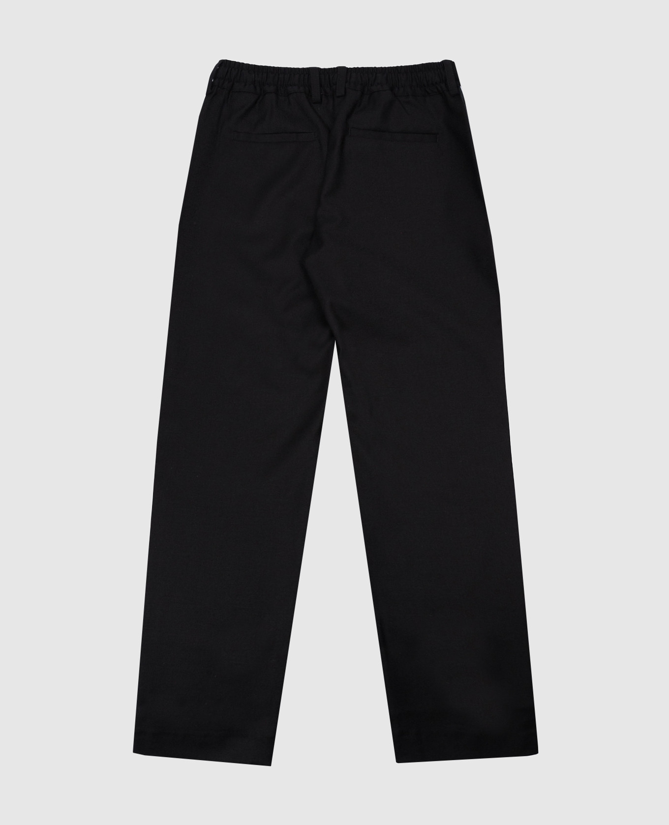 

Children's black trousers made of wool with a logo Dolce&Gabbana