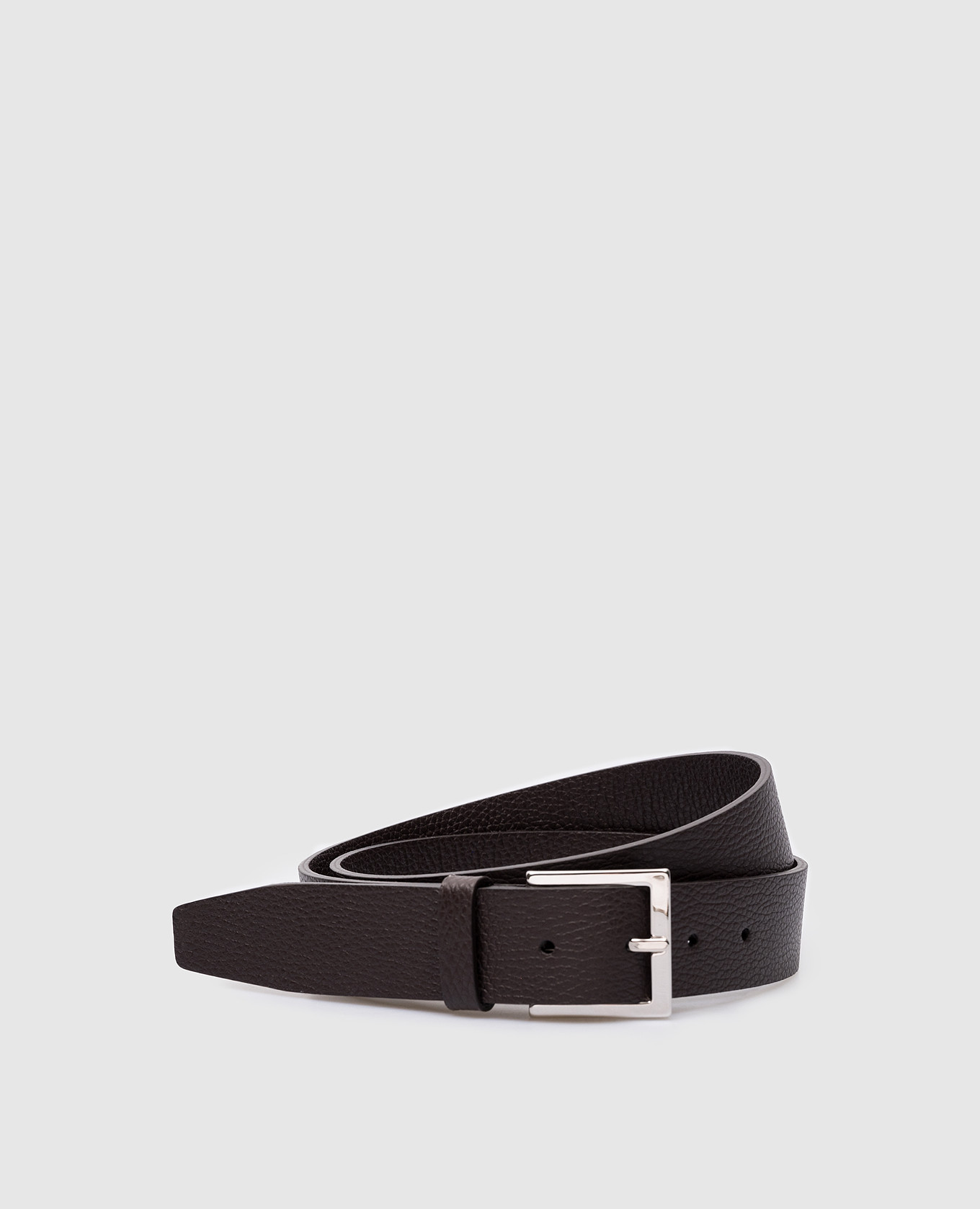 

Micron brown leather strap Orciani, Коричневый