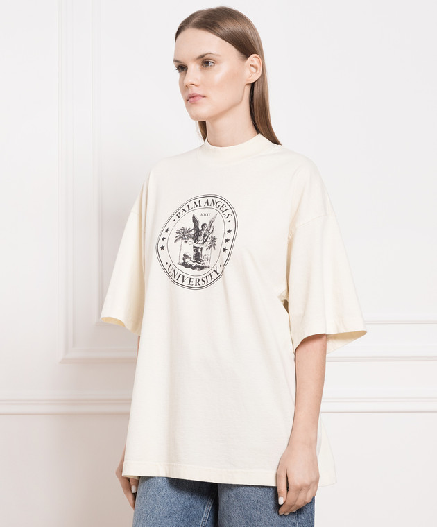 【PALM ANGELS】 ロゴ スウェットシャツ ベージュ PALM ANGELS | スウェット ベージュ メンズ | YOOX