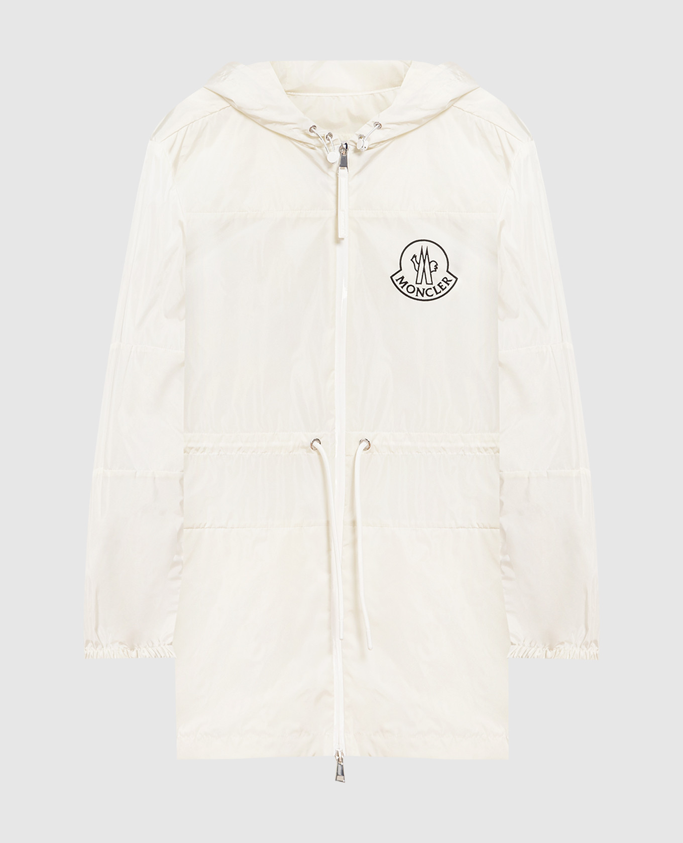 

White Veirade windbreaker with contrasting logo Moncler