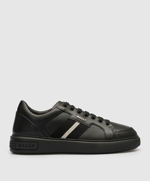 Bally Moony black leather sneakers 60079925268 buy with Czech Republic delivery at Symbol