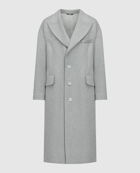 Dolce&Gabbana Gray coat with a free cut G041STGH083