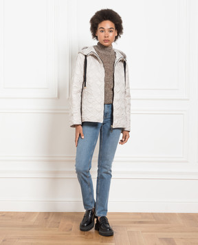Max Mara Beige quilted jacket EMMA