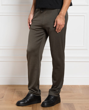 Stefano Ricci Khaki Logo Joggers K808919P3DT23370