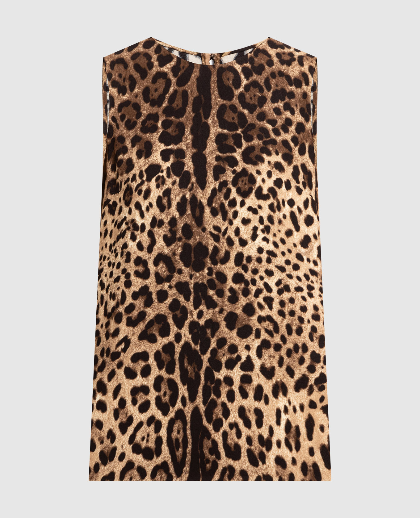 

Brown leopard print top Dolce&Gabbana