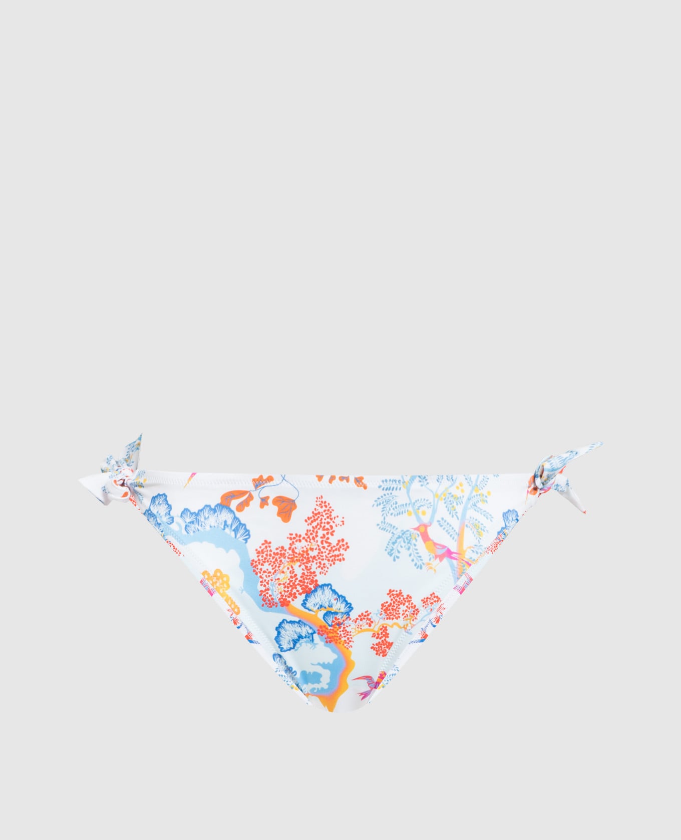 Culotte blanche du maillot de bain Flamme avec un imprimé