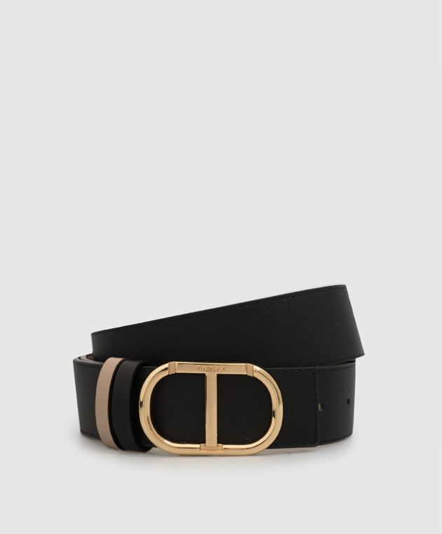 Twinset - Double-sided leather belt with logo 232TA4222  display picture 3
