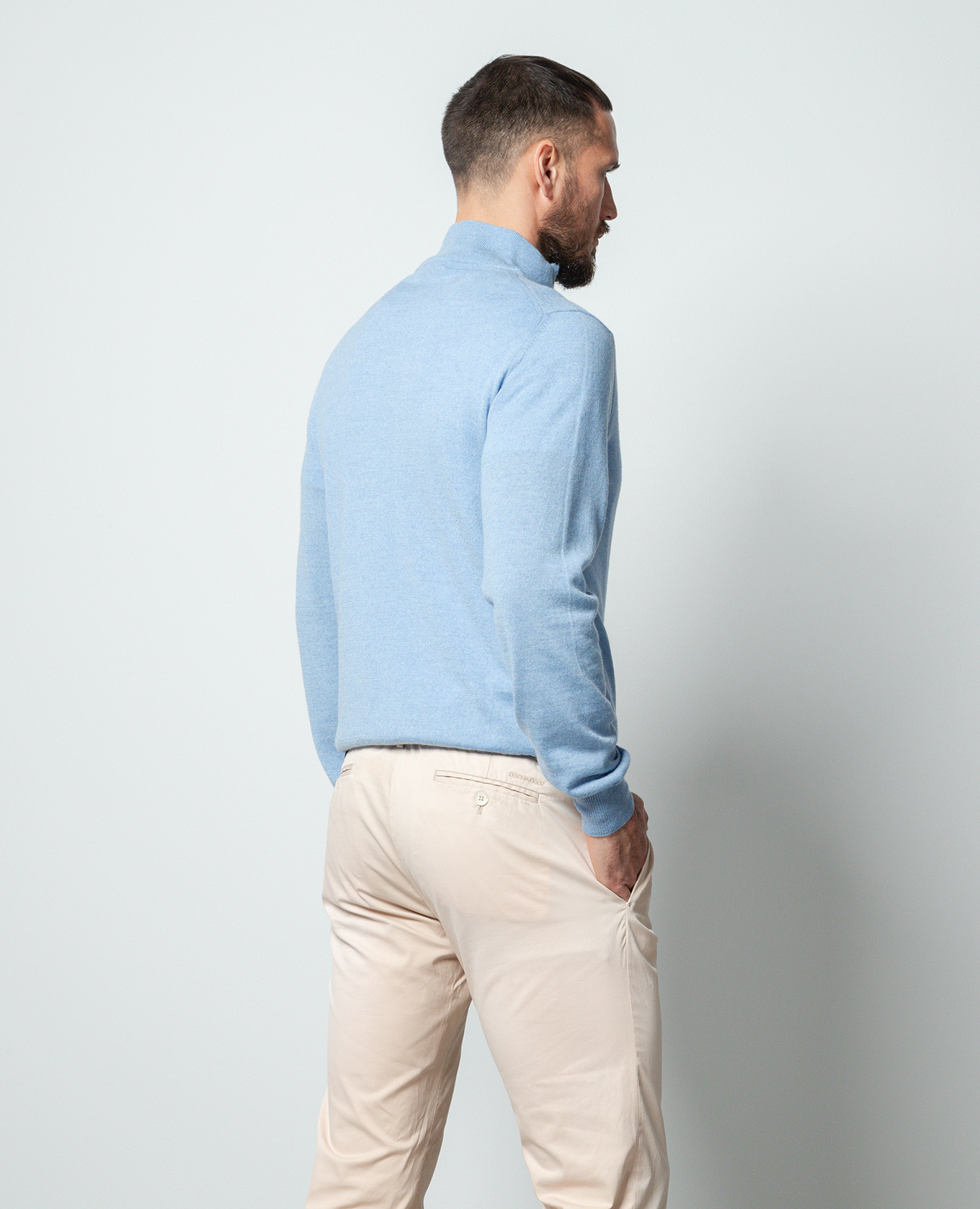Blue woolen jumper Cashmere&Whiskey 4