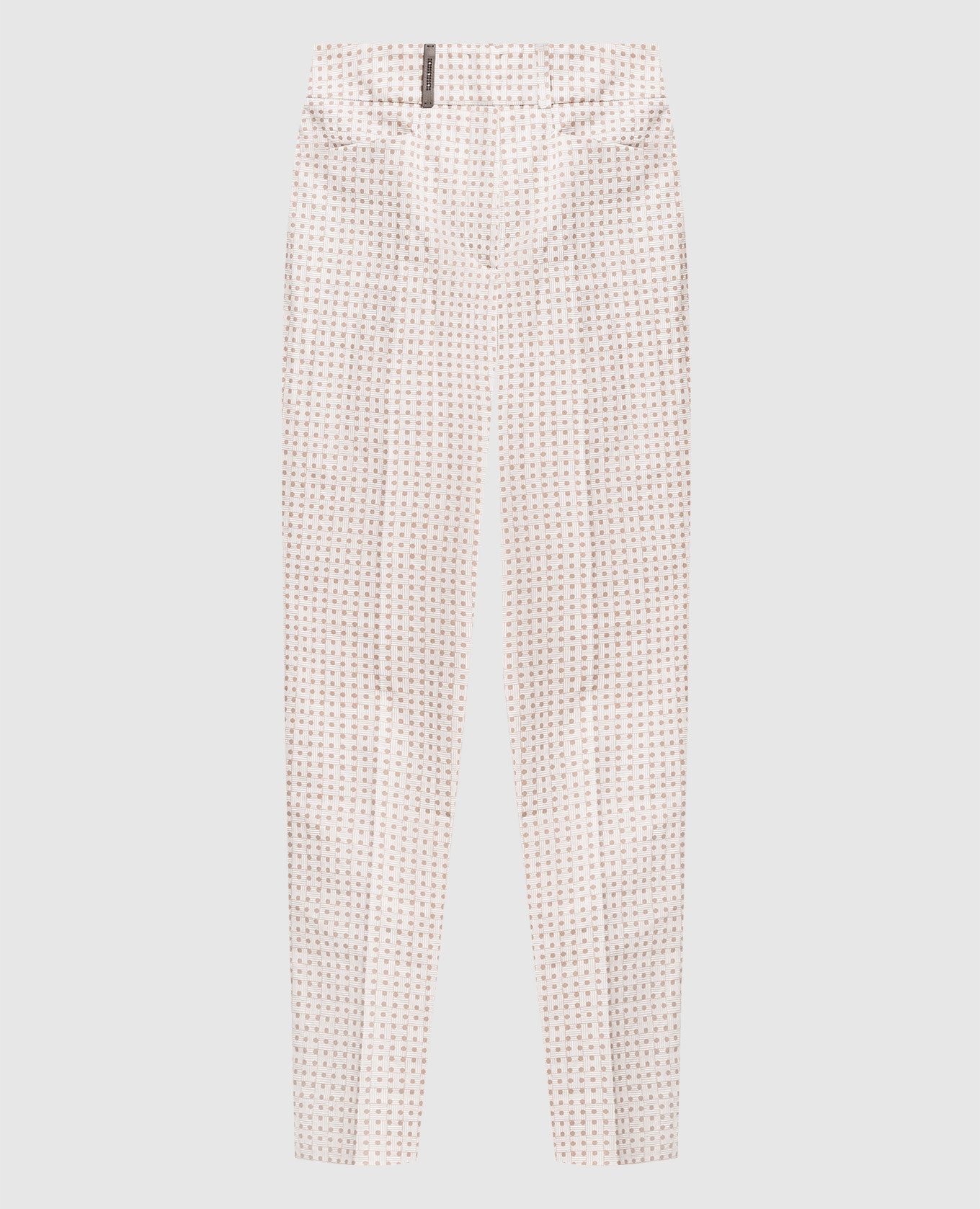 

Light beige patterned trousers Peserico