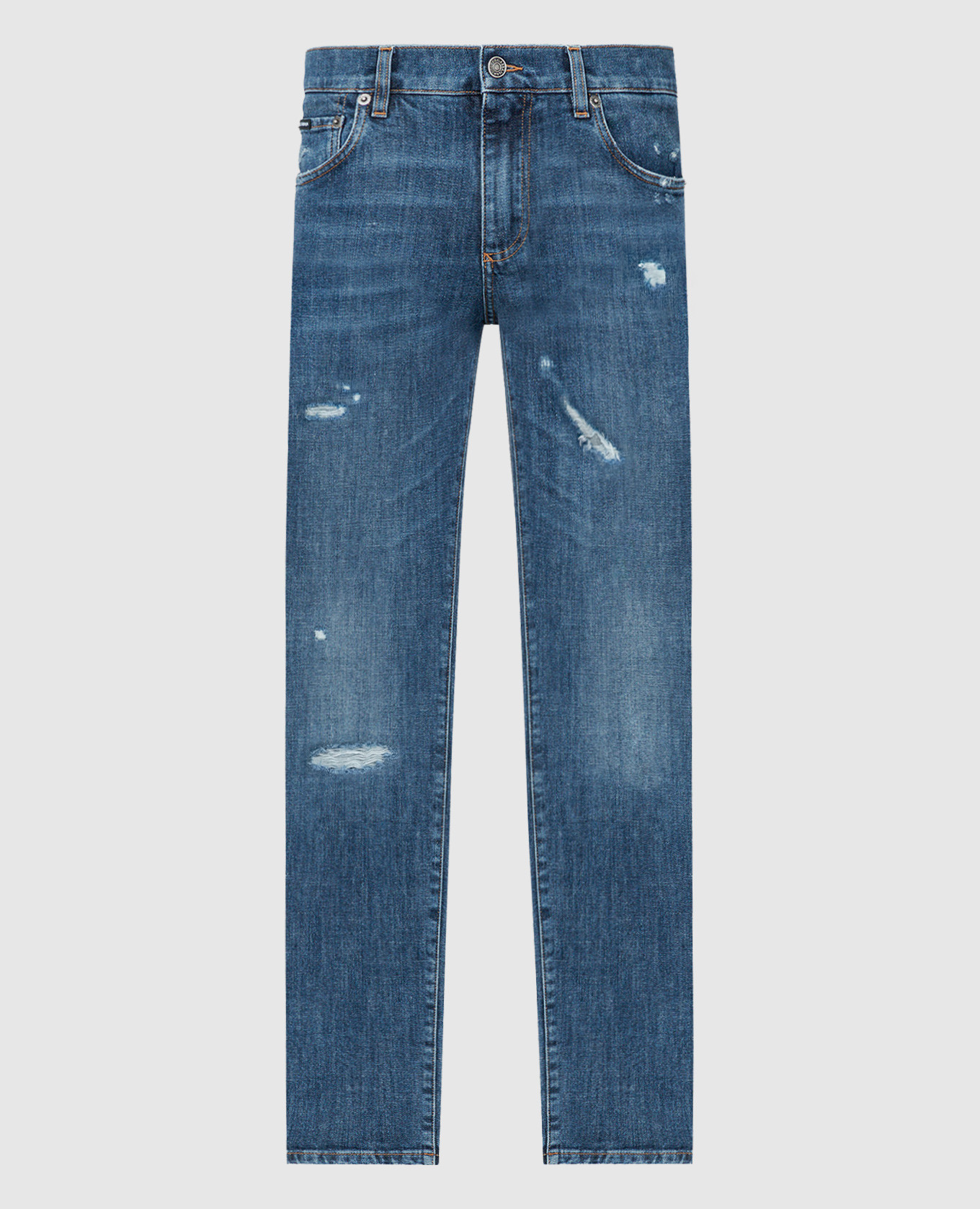 

Blue jeans with logo patch Dolce&Gabbana