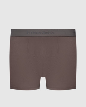 Stefano Ricci Gray logo boxer briefs BXM22SICOTT