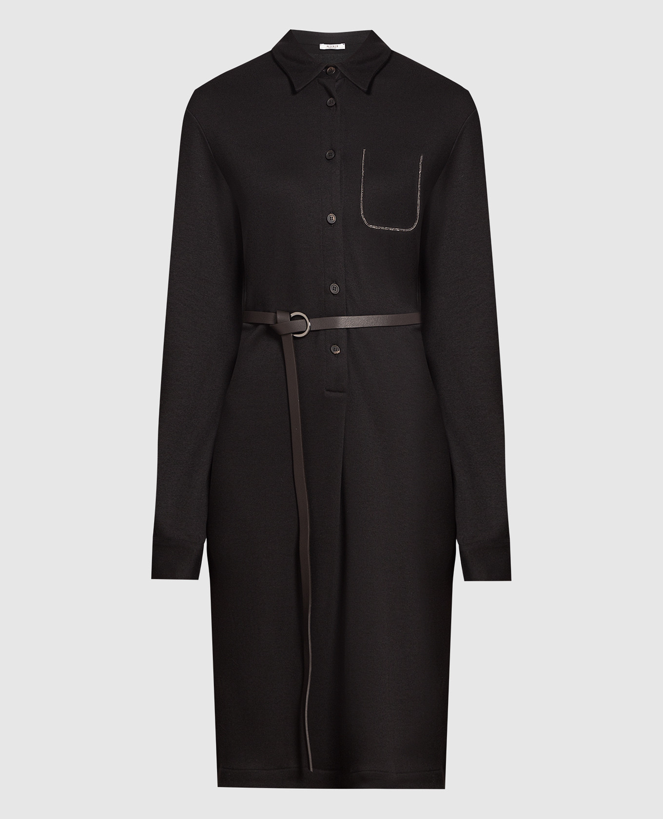

Black dress with monil chain Peserico, Черный