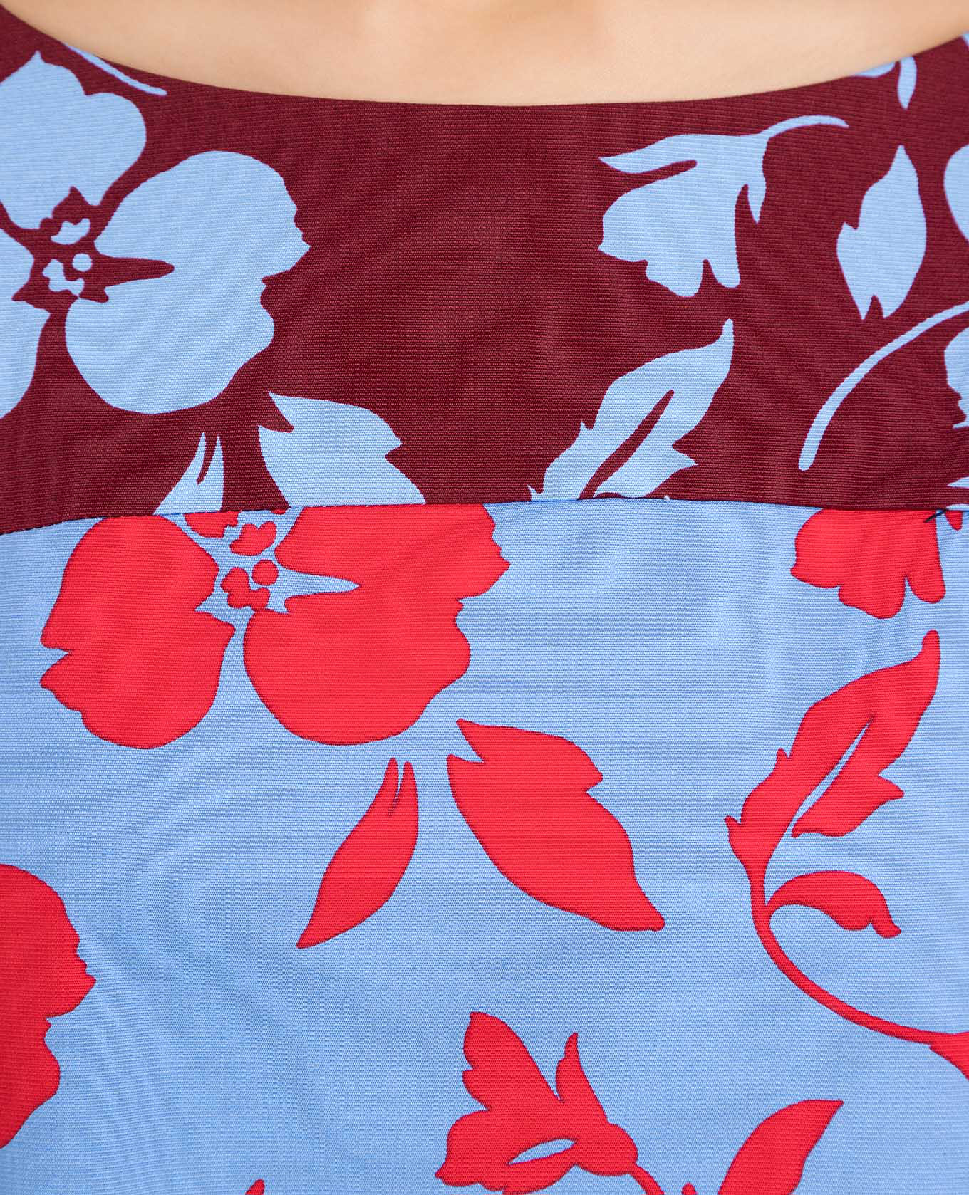 Blue dress Once in a floral print Max Mara Weekend 5