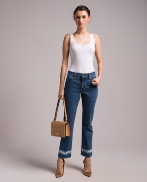 Valentino Blue flared jeans 4B3DD17N8CQ