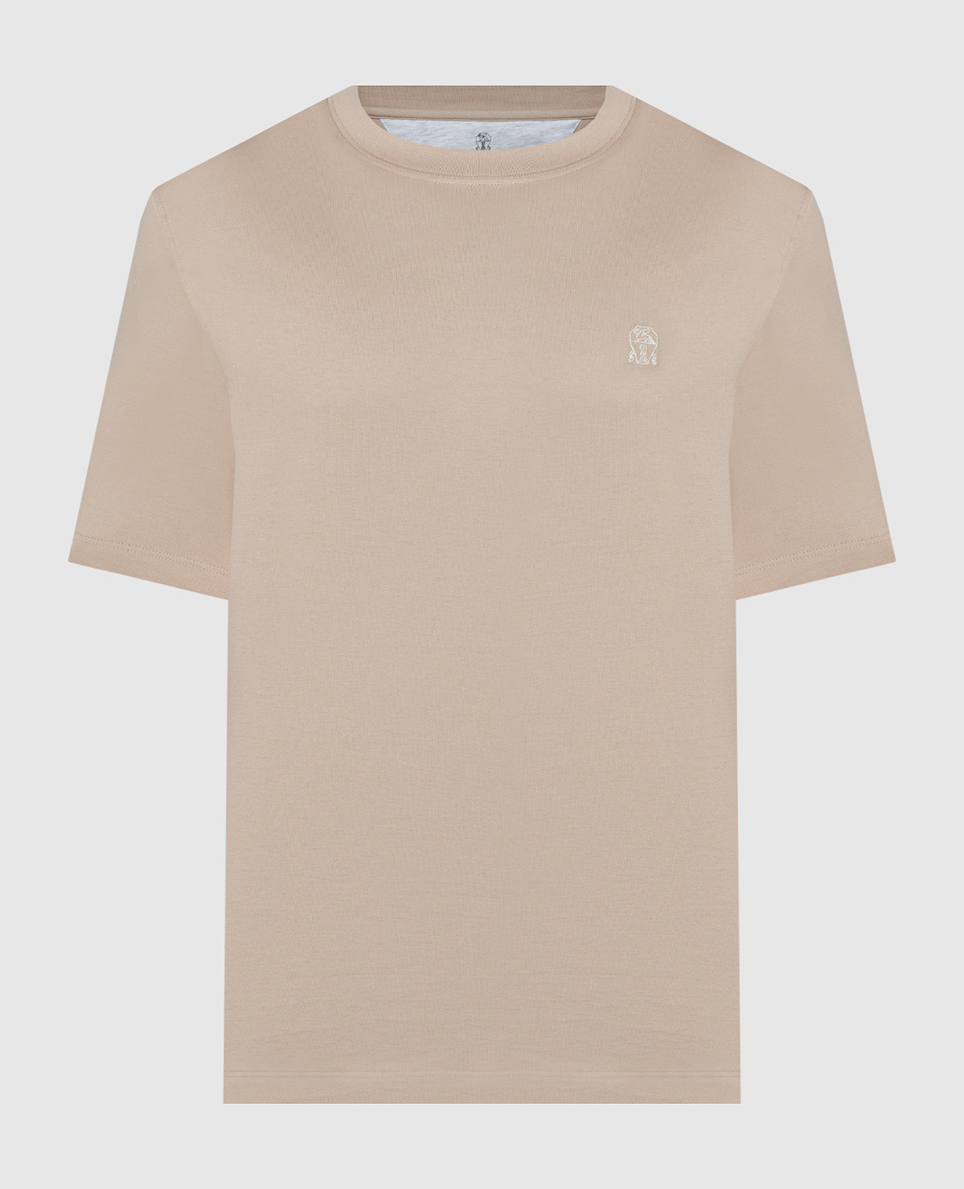 Tシャツ・カットソー BOGLIOLI Men T-shirt Beige 91555TSA080 30315 BOGLIOLI: crewneck cotton t-shirt - Beige | Boglioli t-shirt