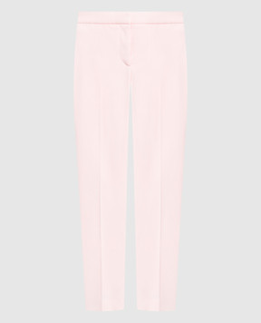 Alexander McQueen Pink wool trousers 584968QJAAC