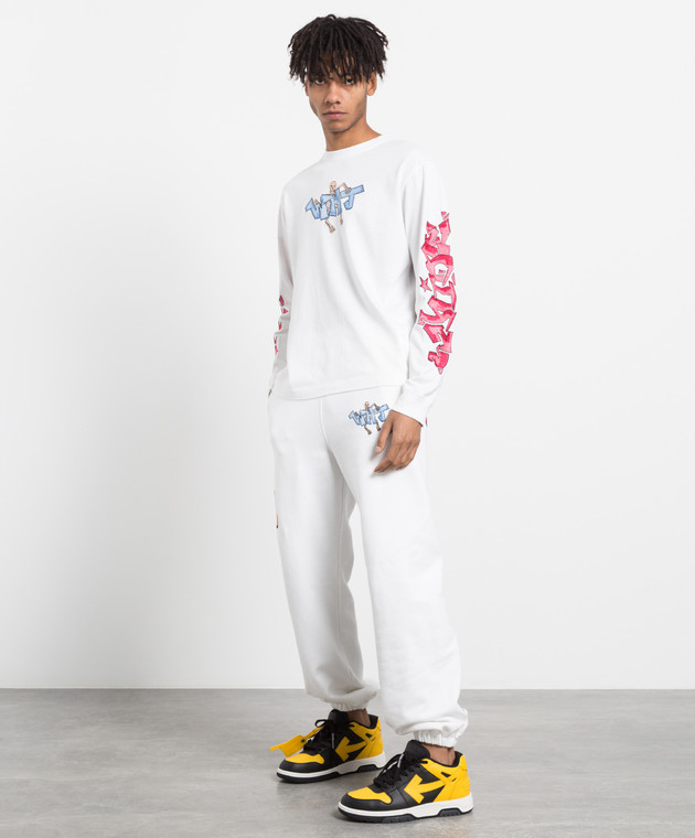 OFF-WHITE GRAFF PUPP SLIM SWEATPANTS