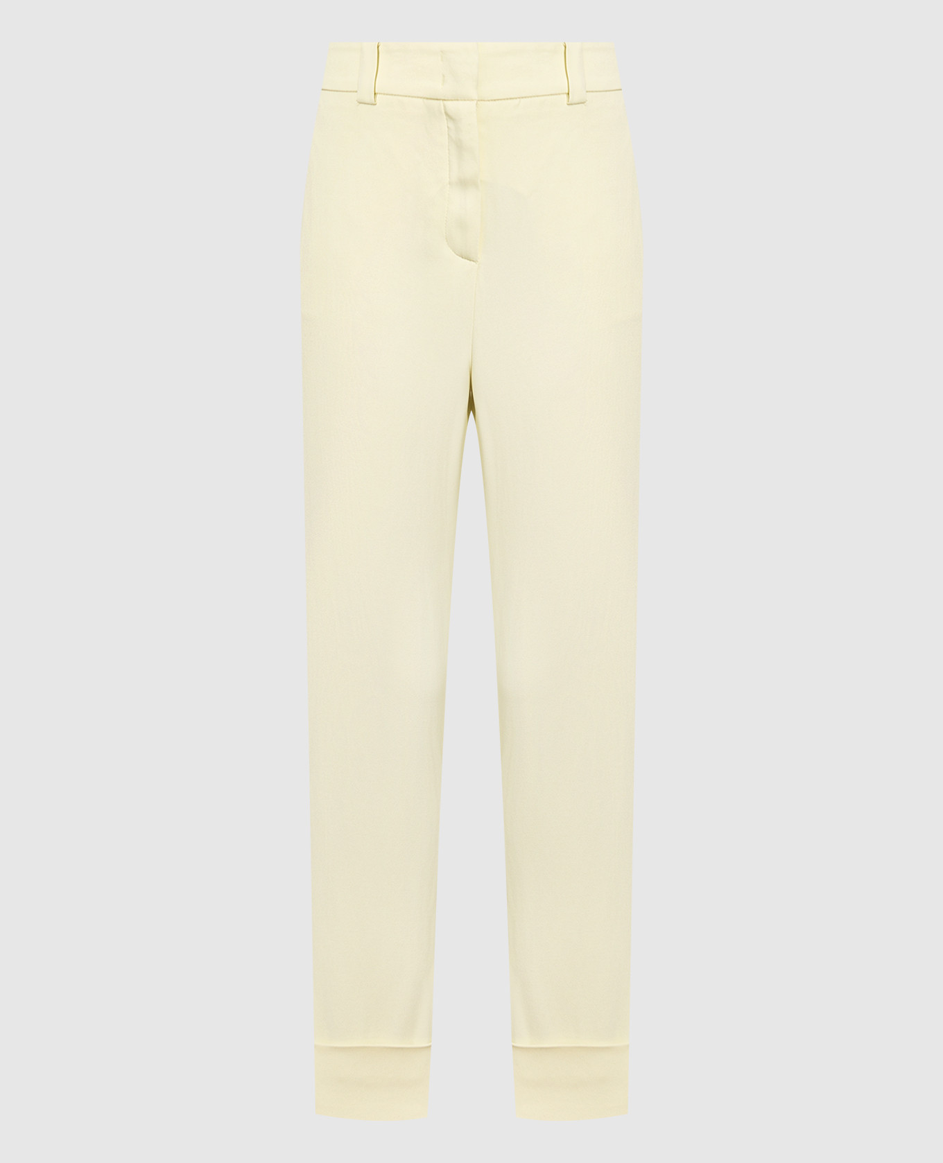 

Yellow trousers with monil chain Peserico