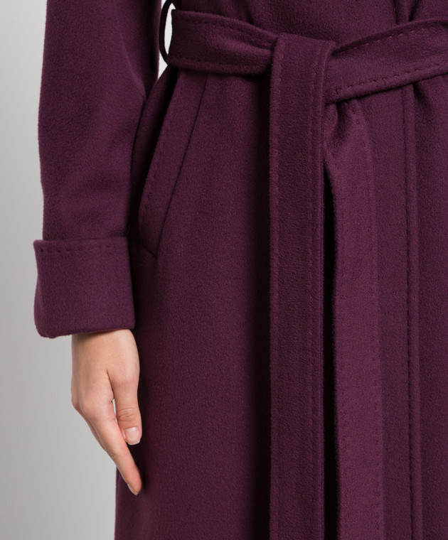 Heresis Lila Mantel aus Wolle M11120D160 online kaufen bei Symbol