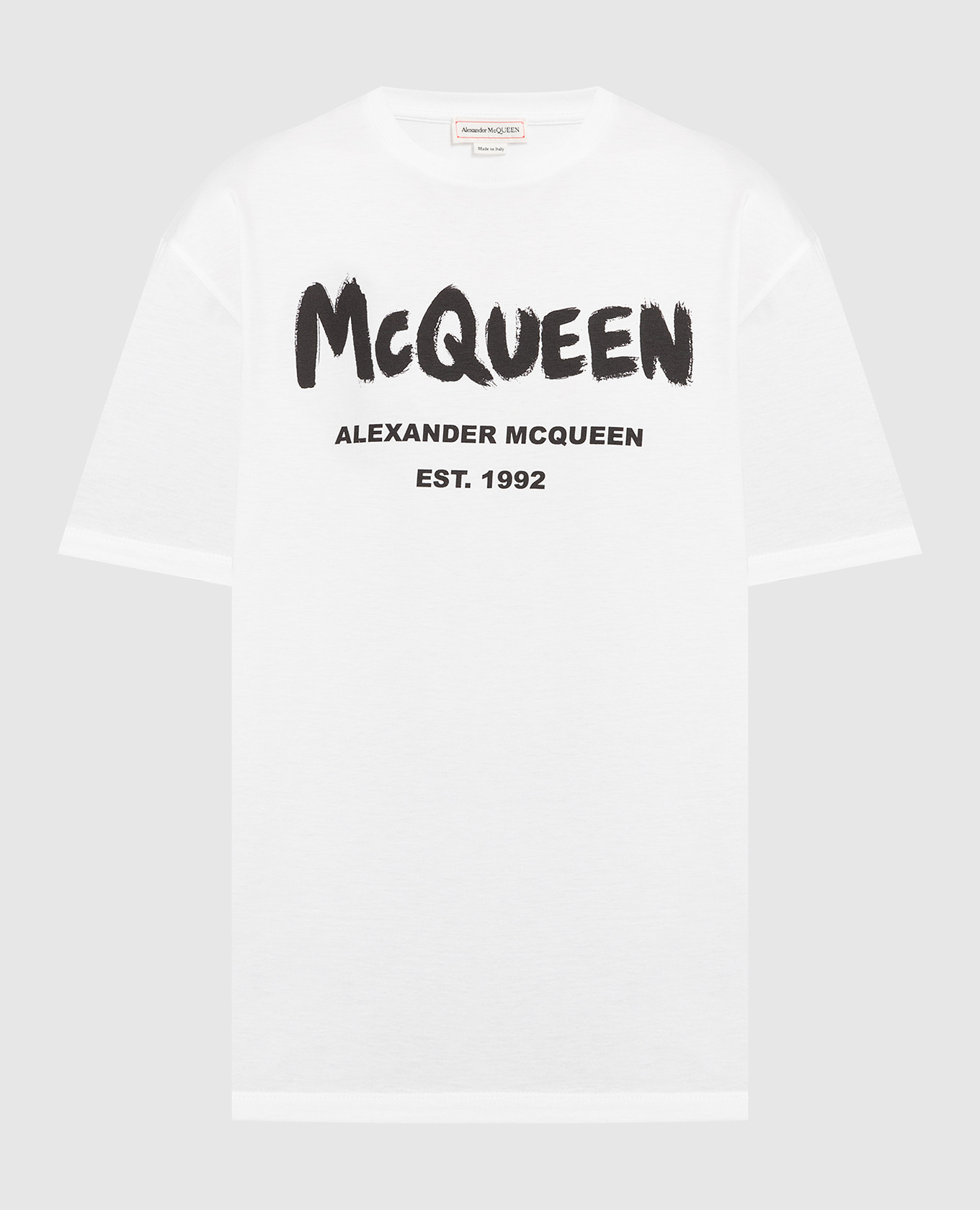 ALEXANDER MCQUEEN テキストプリントTシャツ Alexander McQueen Printed (Next Level) Fashion T-Shirt | eBay