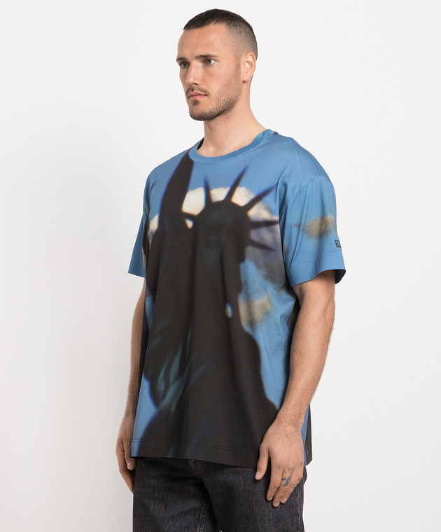 Givenchy blue tee best sale