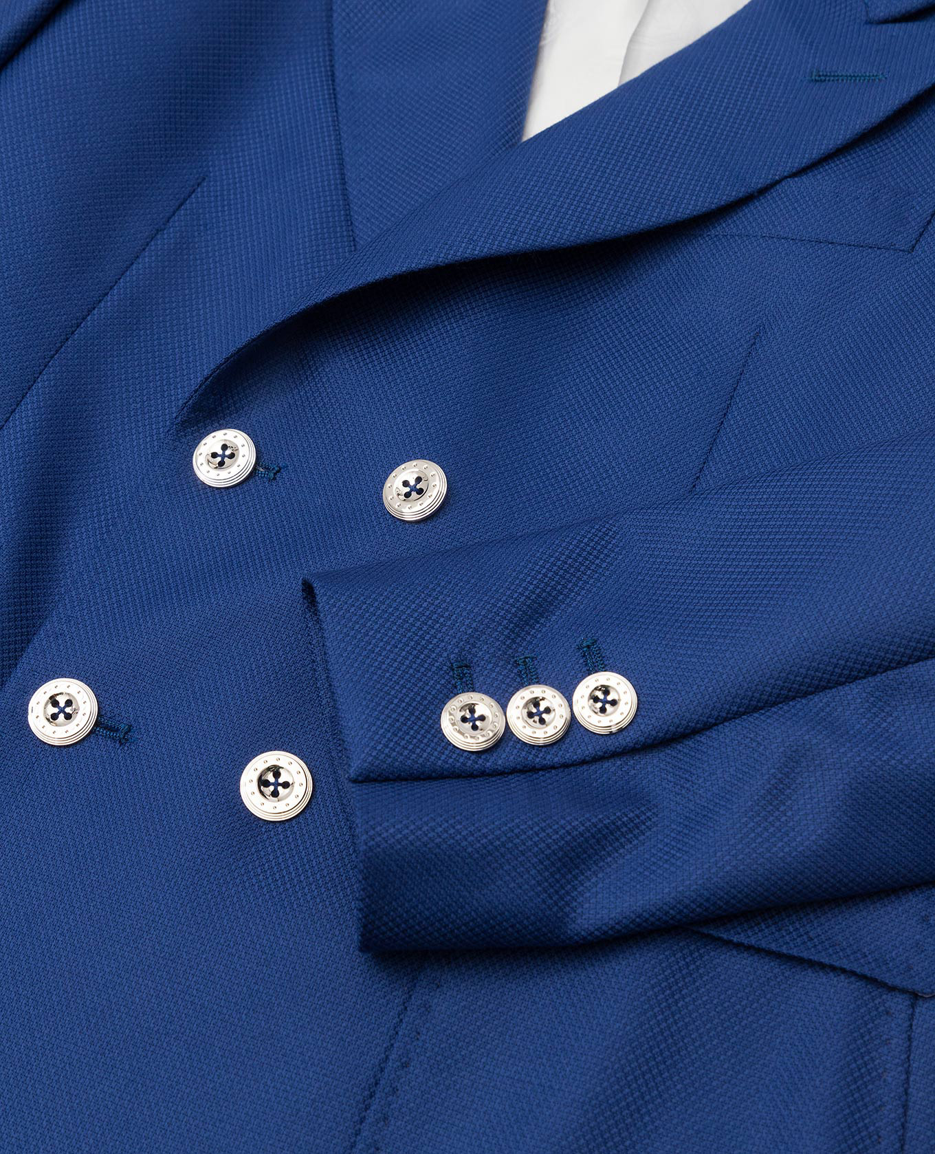 

Children's double-breasted blue wool jacket Stefano Ricci