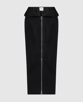 Khaite Pepita black pencil skirt 41024070W4070