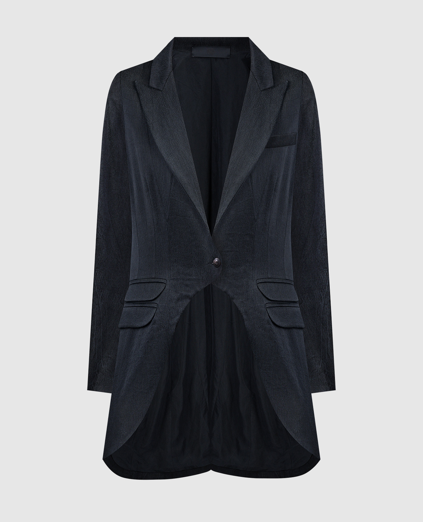 

Gray silk jacket Marc Le Bihan, Серый