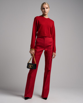 Valentino Red flared pants 3B0RB5201CF