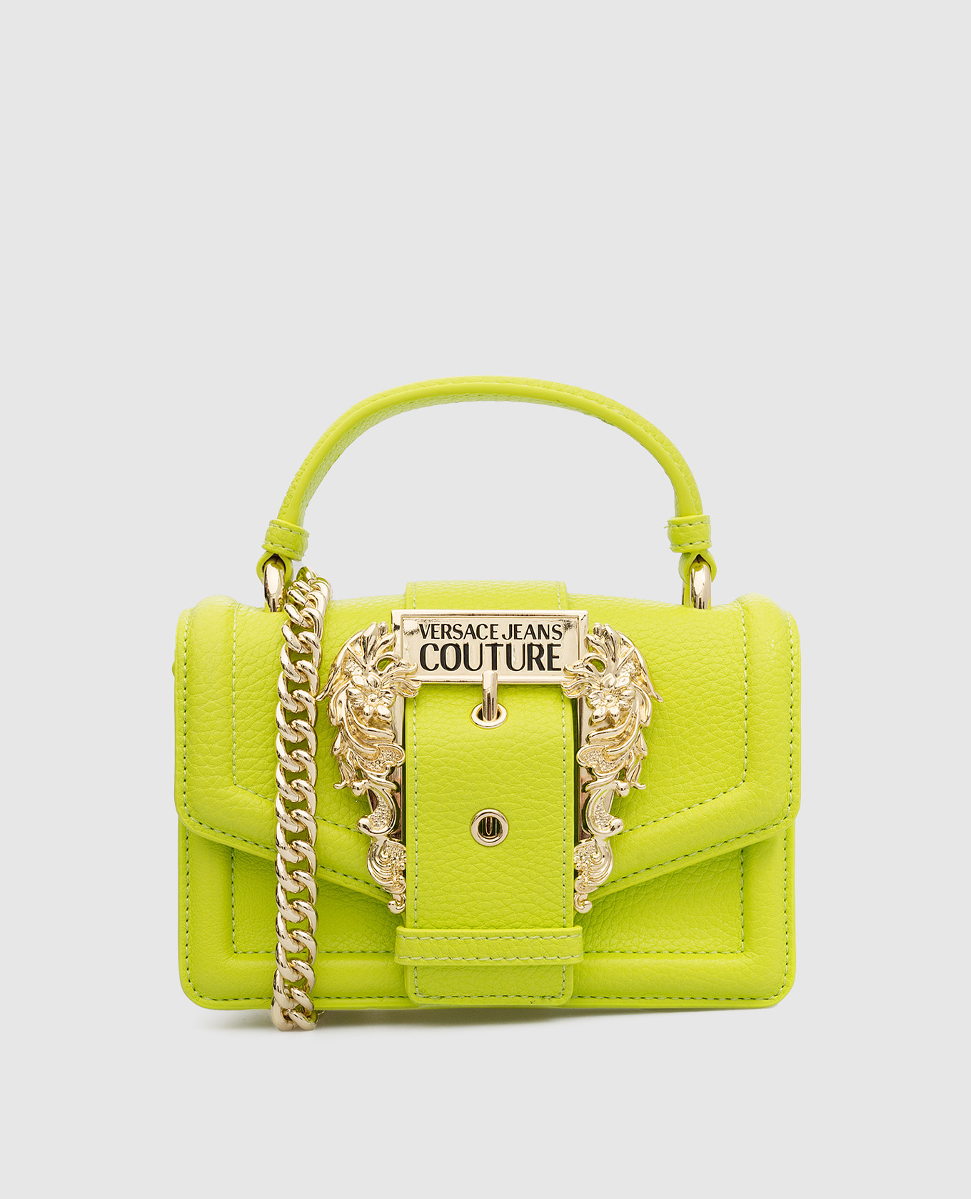 Versace Jeans Couture - Zielona mini torebka Couture1 z Versace Jeans Couture - Zielona mini torebka Couture1 z