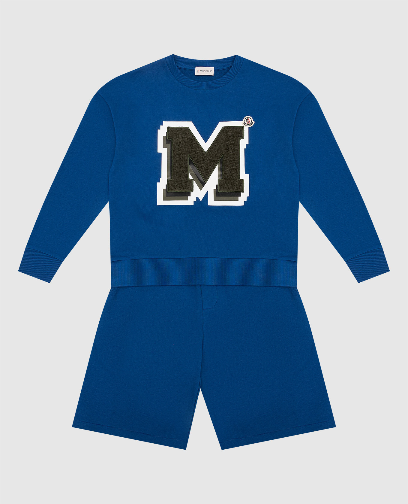 

Children's blue Monogram tracksuit Moncler ENFANT, Синий