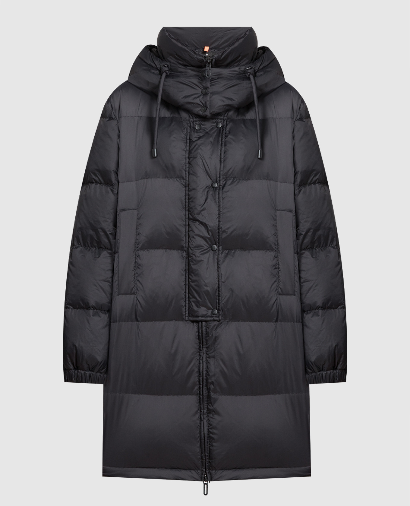 

Black down jacket with logo Stilnology